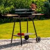 MIR244 téglalap alakú görgős széngrill