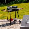 MIR244 téglalap alakú görgős széngrill