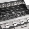 BR-K4PLUS komplett kerti grillpult 4-1 égős