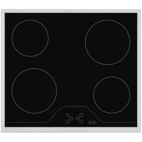 HOMEFORT HFBK64T2B Beépíthető Kerámia főzőlap Fém keretes,6000 W,Érintőszenzoros,Gyerekzár,