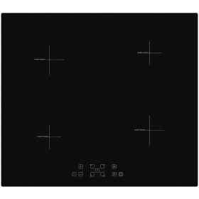 HOMEFORT HFBI64T0B Beépíthető Indukciós főzőlap Keret nélküli,7400 W,Érintőszenzoros,Gyerekzár,