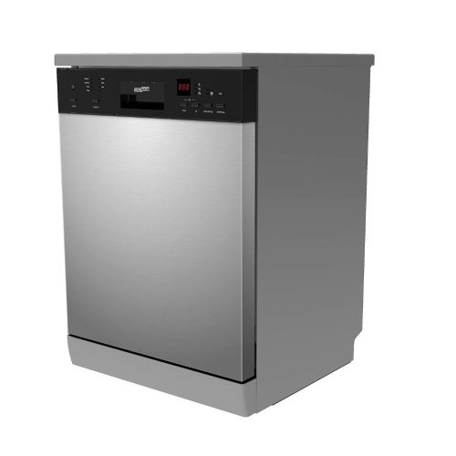 HOMEFORT HMGS0640S Szabadonálló mosogatógép 12 teríték,11 L,7 prog.,47 dB,E,Alsó evőeszk.,60 cm,Digit.Kijelző, Autom.ajtónyit.nélkül