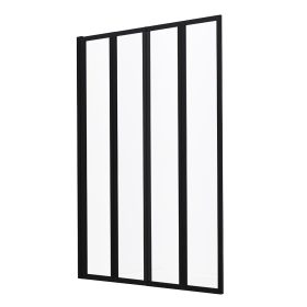 Tribeca 110x140 cm kádparaván fekete