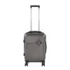 TraveLux Pro kabinbőrönd keményfedeles levehető kerékkel 50x40x20 cm szürke