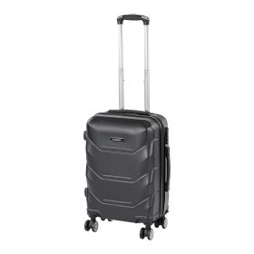 TraveLux Max kabinbőrönd keményfedeles levehető kerékkel 50x40x20 cm fekete