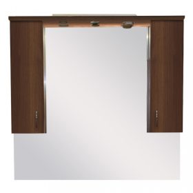 Bianca Plus 105 fürdőszoba bútor felsőszekrény, aida dió színben