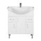 Bianca Plus 75 alsó szekrény mosdóval, magasfényű fehér színben
