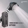 POSEION BT100® Prémium koreai revitalizáló zuhanyfej vízszűrővel, mágneses-ionizáló technológiával, szürke