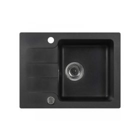   Coast 25 egy medencés, csepegtetős gránit mosogató fekete