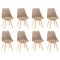 Silla étkezőszék 8 db bézs színben