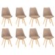 Silla étkezőszék 8 db bézs színben