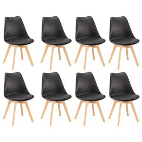 Silla étkezőszék 8 db fekete színben