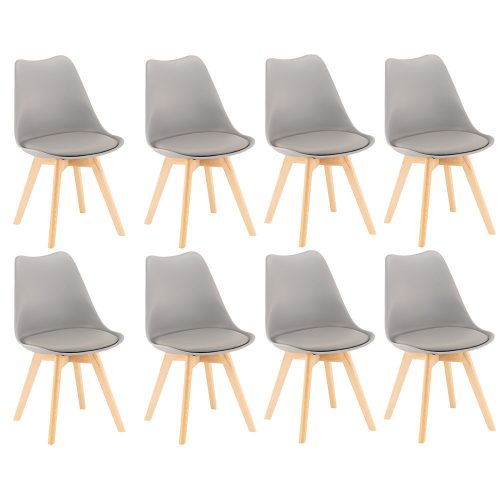 Silla étkezőszék 8 db szürke színben