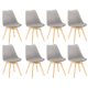 Silla étkezőszék 8 db szürke színben