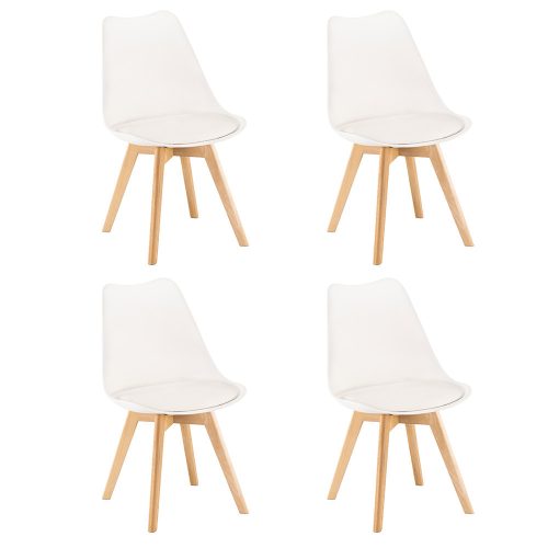 Silla étkezőszék 4 db fehér színben