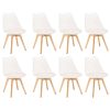 Silla étkezőszék 8 db fehér színben