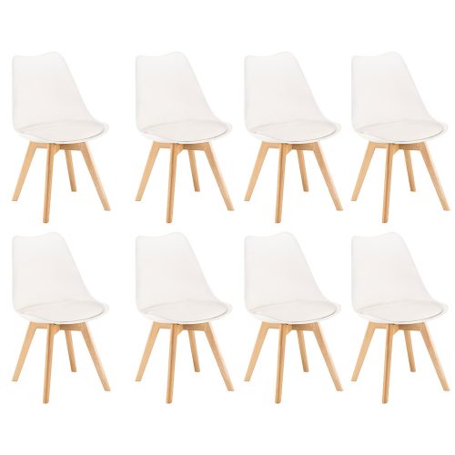 Silla étkezőszék 8 db fehér színben