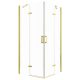Flow Gold szögletes nyílóajtós zuhanykabin 90 cm