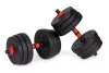 Állítható súlyzók 2x15 kg-os súlyzószett 30 kg-os rúd