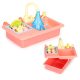 Vízzel töltött csaptelepes konyhai mosogató 12 kiegészítő gyerekjáték