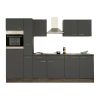 Yorki 300 konyhabútor yorki tölgy korpusz,selyemfényű antracit fronttal