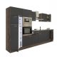 Yorki 330 konyhabútor yorki tölgy korpusz,selyemfényű antracit fronttal