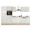 Yorki 340 konyhabútor sonoma tölgy korpusz,selyemfényű fehér fronttal