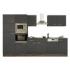 Yorki 340 konyhabútor yorki tölgy korpusz,selyemfényű antracit fronttal