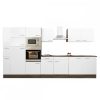 Yorki 360 konyhabútor yorki tölgy korpusz,selyemfényű fehér fronttal