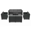 City Large 7 személyes kerti bútor garnitúra grafit