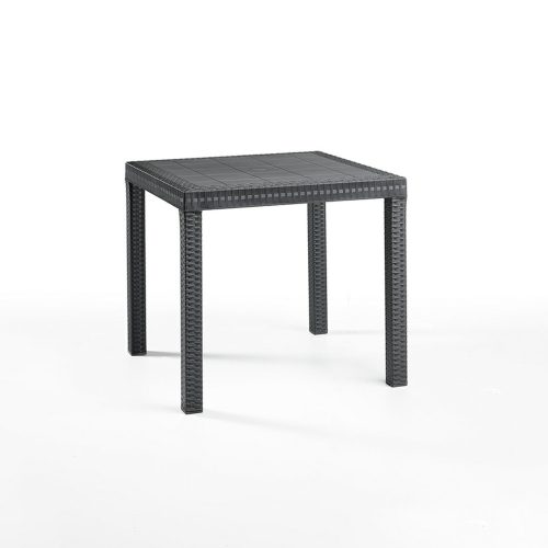 Diana műanyag kerti asztal grafit