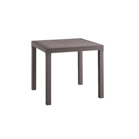 Diana műanyag kerti asztal cappuccino