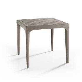 Malina műanyag kerti asztal cappuccino