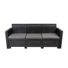 Nero 3 üléses kerti kanapé grafit