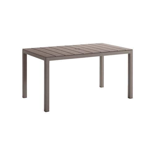 Tulsa műanyag kerti asztal cappuccino