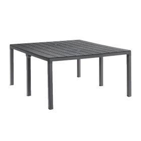 Tulsa dupla műanyag kerti asztal grafit