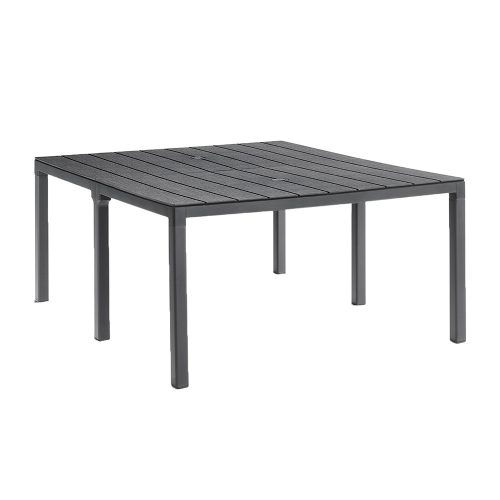 Tulsa dupla műanyag kerti asztal grafit