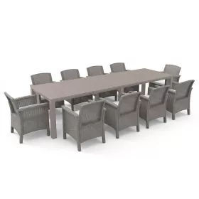 Grant 10+1 kerti bútor garnitúra szett cappuccino