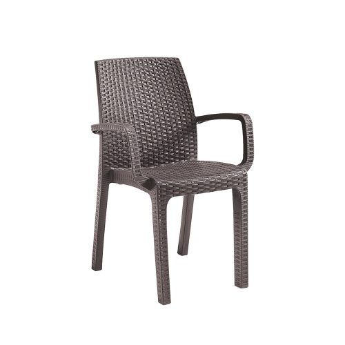 Verdi műanyag kerti szék cappuccino