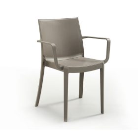 Victor műanyag kerti szék cappuccino