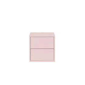 Boxie 2 fiókos fali szekrény 40x40x37 cm pink