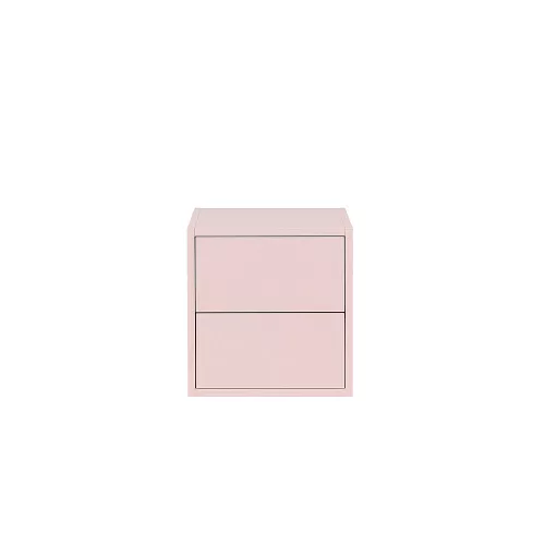 Boxie 2 fiókos fali szekrény 40x40x37 cm pink