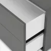 Boxie 2 fiókos fali szekrény 40x80x37 cm antracit