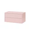 Boxie 2 fiókos fali szekrény 40x80x37 cm pink