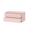 Boxie 2 fiókos fali szekrény 40x80x37 cm pink