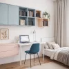 Boxie 2 fiókos fali szekrény 40x80x37 cm petrol kék