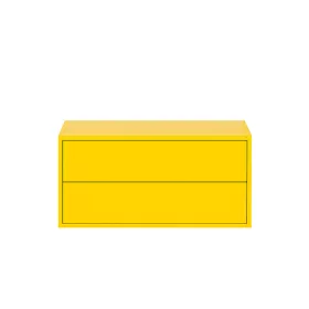 Boxie 2 fiókos fali szekrény 40x80x37 cm sárga
