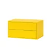 Boxie 2 fiókos fali szekrény 40x80x37 cm sárga