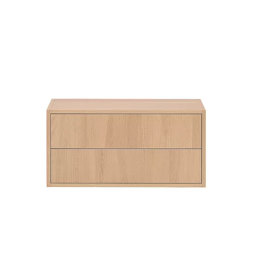 Boxie 2 fiókos fali szekrény 40x80x37 cm sonoma tölgy