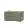 Boxie 2 fiókos fali szekrény 40x80x37 cm zöld